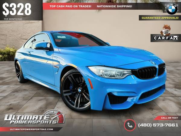 2014 BMW M4 Coupe - Yas Marina Blue - $328/mo