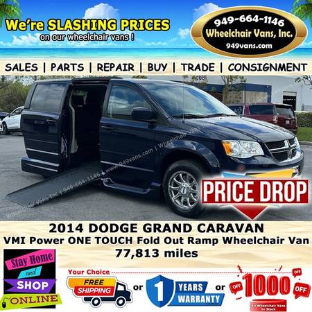 2014 Dodge Grand Caravan Wheelchair Accessible Van for $0 Build