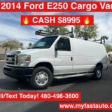 2014 Ford E250 Cargo Van Trim with Roof Rack for
