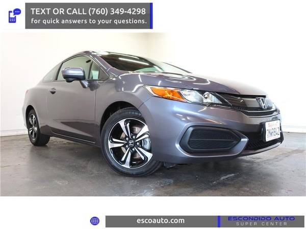 2015 Honda Civic Coupe EX - All Credit Types Welcome!