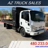 2015 Isuzu NPR-HD Regular Cab 16' Flat Bed for $0