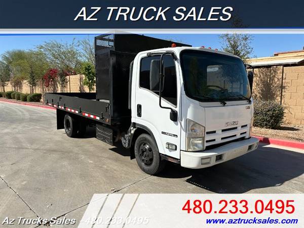 2015 Isuzu NPR-HD Regular Cab 16' Flat Bed for $0