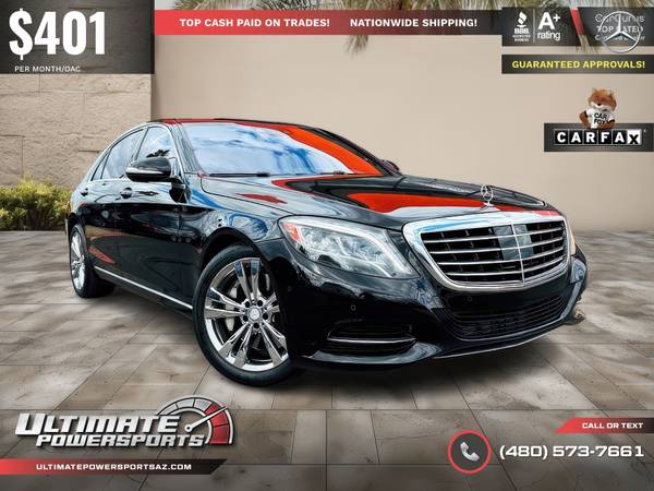 2015 Mercedes-Benz S 550 - $401/mo for $0 Build Credit,