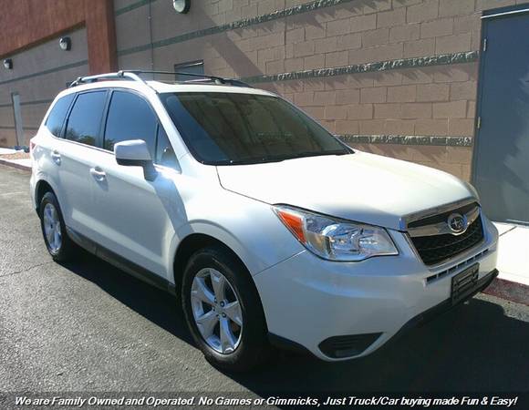 2015 Subaru Forester 2.5i Premium for $0 Build Credit, Poor