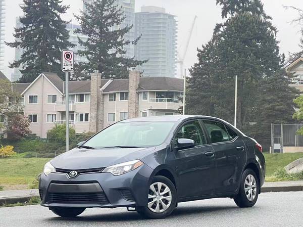 2015 Toyota Corolla BC Clean Title for $0 Build Credit,