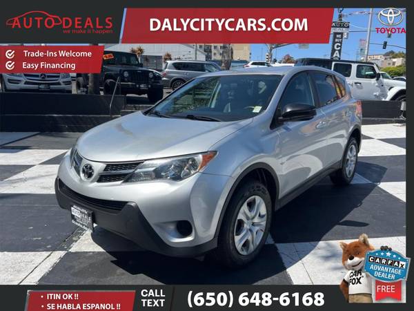 2015 Toyota RAV4 LE for $0 Build Credit, Poor Credit,