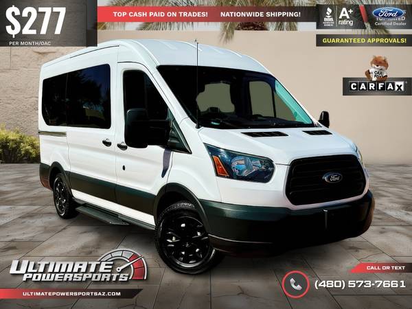 2016 Ford Transit Wagon XLT 10 Passenger Van $277/mo for