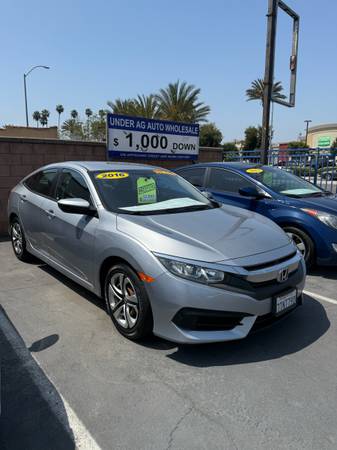2016 Honda Civic for $0 Build Credit, Poor Credit, Bad