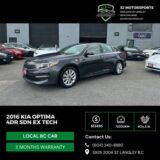 2016 Kia Optima EX Loaded with 3-Month Warranty for $0