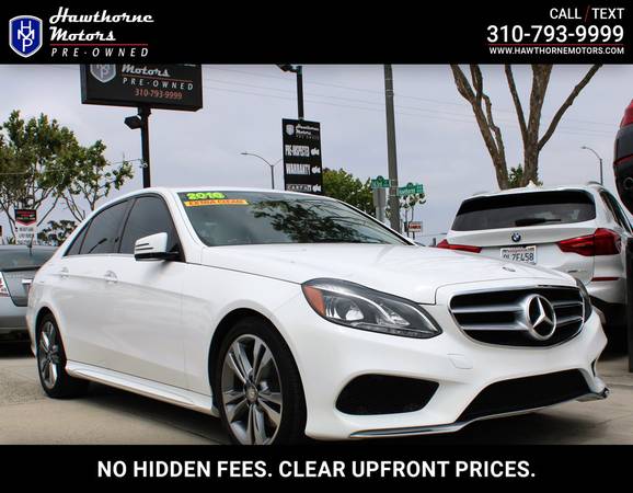 2016 Mercedes-Benz E-Class E 350 Sport RWD Sedan for $0