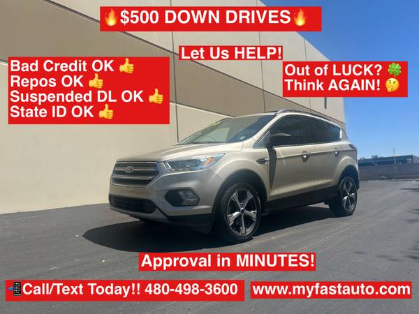 2017 Ford Escape SE for $0 Build Credit, Poor Credit,