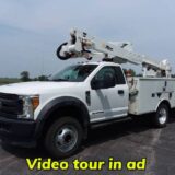 2017 Ford F550 Diesel 4x4 Altec AT37G Bucket Truck for