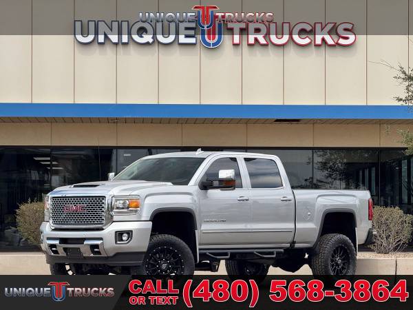 2017 GMC Sierra 2500HD Denali Crew Lifted Duramax for $0