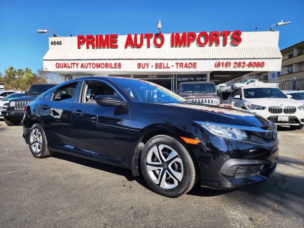 2017 Honda Civic LX Sedan for $0 Build Credit, Poor