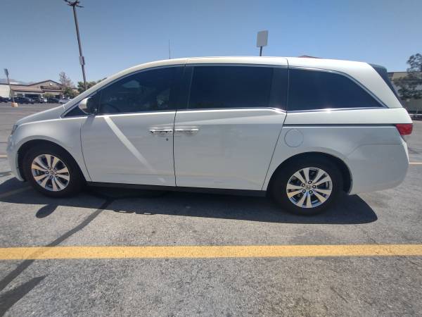 2017 Honda Odyssey EX-L White for $0 Build Credit, Poor