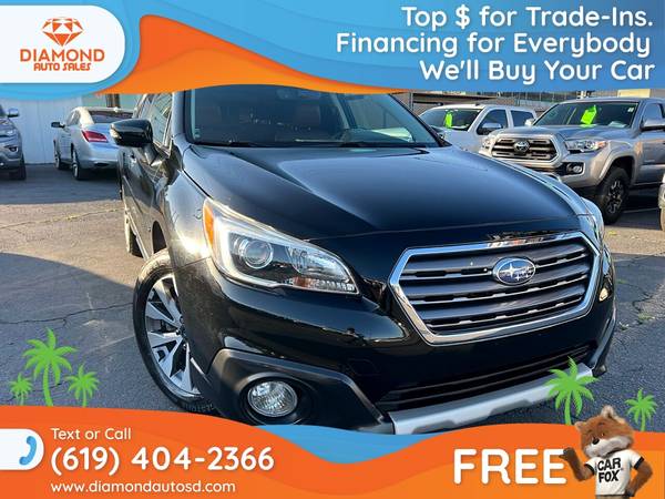2017 Subaru Outback 2.5i Touring AWD Wagon - $385/mo for