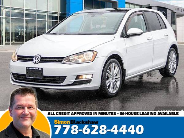 2017 Volkswagen Golf Highline for $0 Build Credit, Poor Credit,