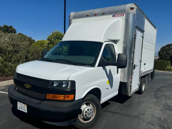 2018 Chevy Express G3500 Lift Gate Box Truck for $0