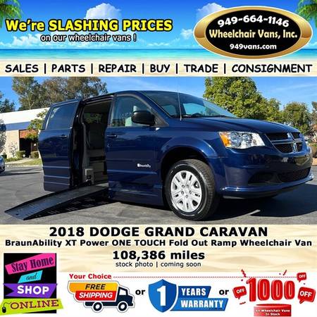 2018 Dodge Grand Caravan SXT Wheelchair Van for $0 Build