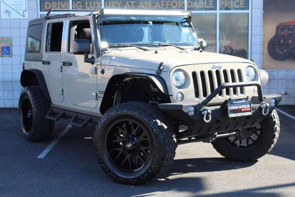 2018 Jeep Wrangler Unlimited Sport S for $0 Build Credit,