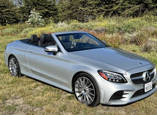 2018 Mercedes C300 Cabriolet Convertible - Low Miles! for $0