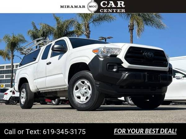 2018 Toyota Tacoma SR Super White for $0 Build Credit,