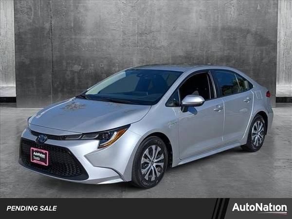 2020 Toyota Corolla Hybrid LE Sedan for $0 Build Credit,