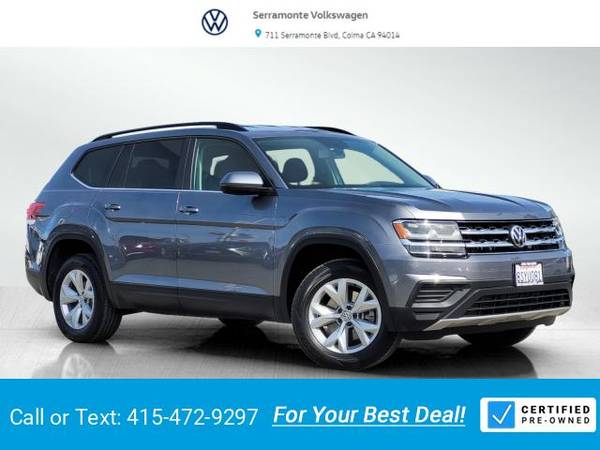 2020 VW Atlas S Sport Utility for $0 Build Credit,