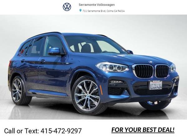 2021 BMW X3 xDrive30i for $0 Build Credit, Poor Credit,