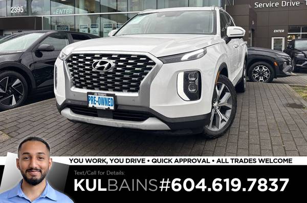 2021 Hyundai Palisade Luxury AWD for $0 Build Credit, Poor