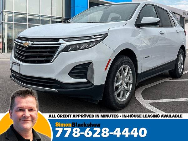 2022 Chevrolet Equinox LT AWD 1.5L CarPlay Low KMs for