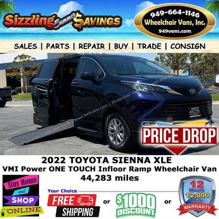 2022 Toyota Sienna XLE Van for $0 Build Credit, Poor