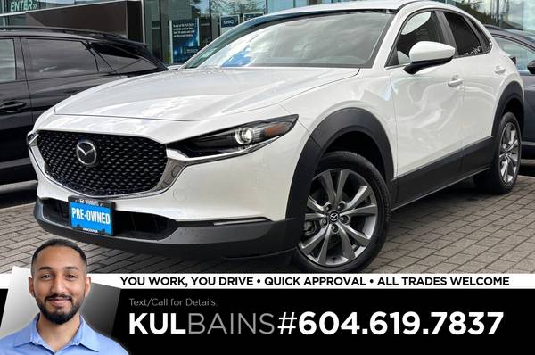 2024 Mazda CX-30 GS AWD for $0 Build Credit, Poor