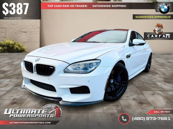 $387/mo - 2013 BMW M6 Coupe with Red Interior for