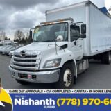 2016 Hino 338 26' Dry Box with Power Tuckaway Tailgate