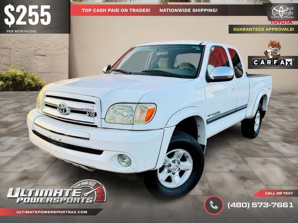 2005 Toyota Tundra TRD $255/mo for $0 Build Credit, Poor