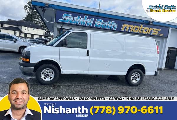 2021 GMC Savana Cargo Van 2500 RWD 135" WB for