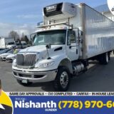 2019 International 4300 26' Reefer Box with Waltco 3000 lb