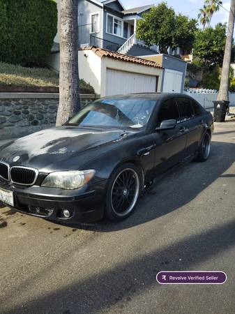 2007 BMW 750i - Black Luxury Sedan, Needs Minor Fixes