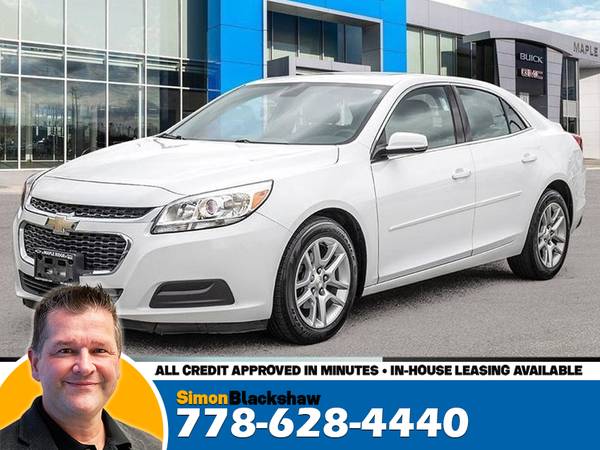 2016 Chevrolet Malibu Limited LT Sedan: Clean Carfax, Low KMs