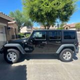 2016 Jeep Wrangler Black 4-Door for $0 Build Credit, Poor