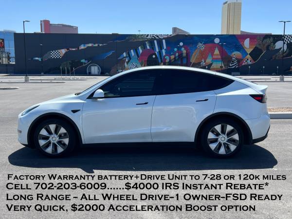 2020 Tesla Model Y Boost AWD Long Range for $0