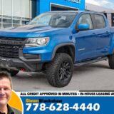2022 Chevrolet Colorado 4WD ZR2 for $0 Build Credit, Poor