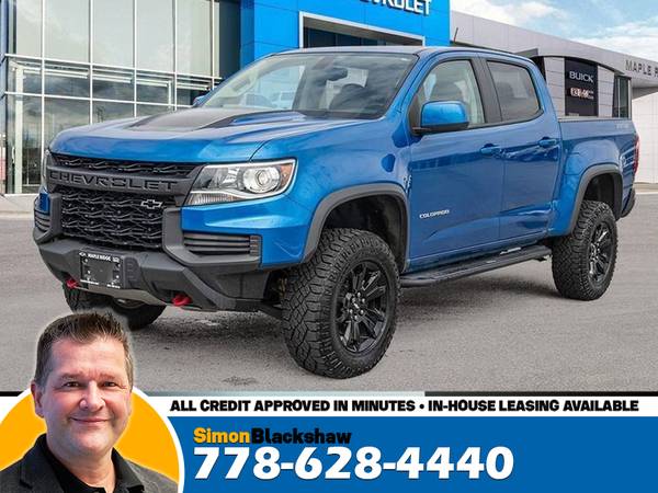 2022 Chevrolet Colorado 4WD ZR2 for $0 Build Credit, Poor