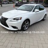 2015 Lexus IS 350 AWD for $0 Build Credit, Poor