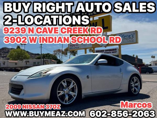 2009 Nissan 370Z Touring for $0 Build Credit, Poor Credit,
