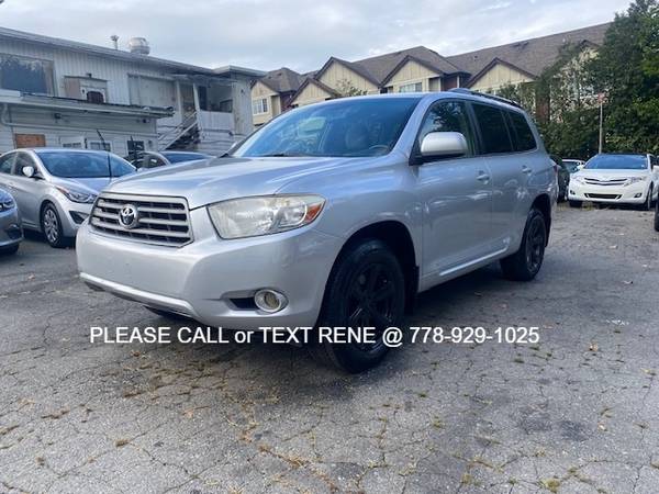 2008 Toyota Highlander SR5 4WD 7-Seater for $0 Build Credit,