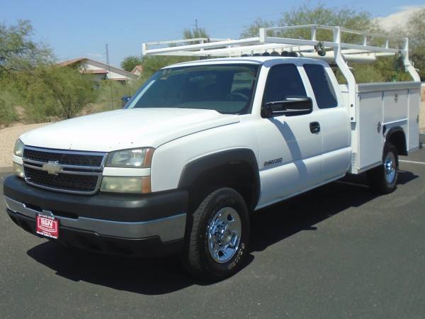 2006 Chevy Silverado 2500 Xtra Cab Utility Bed Work Truck