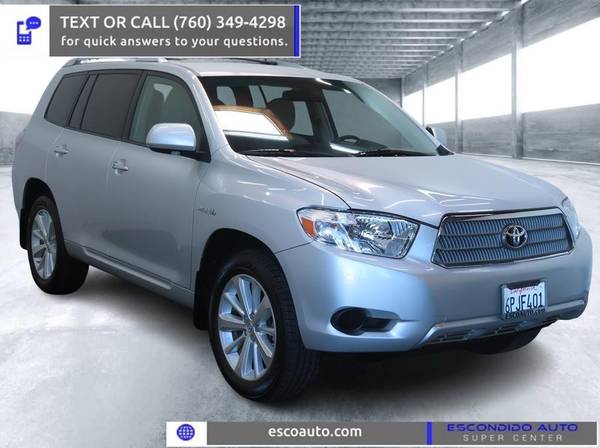 2010 Toyota Highlander Hybrid - Good/Bad/No Credit Options for $0