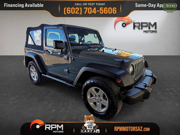 2015 Jeep Wrangler Sport - Only $283/mo! for $0 Build